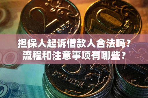 北京担保人起诉借款人合法吗？流程和注意事项有哪些？
