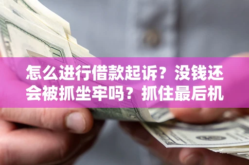 北京怎么进行借款起诉？没钱还会被抓坐牢吗？抓住最后机会！