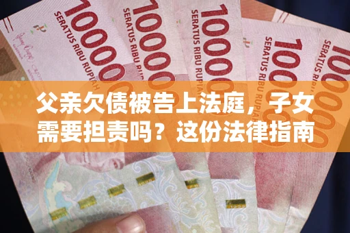 北京父亲欠债被告上法庭，子女需要担责吗？这份法律指南必须看完