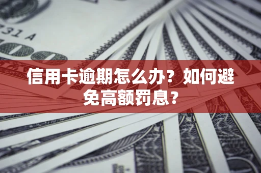 北京信用卡逾期怎么办？如何避免高额罚息？