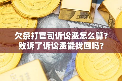 北京欠条打官司诉讼费怎么算？败诉了诉讼费能找回吗？