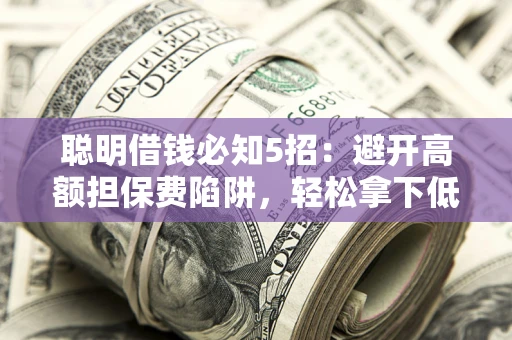 北京聪明借钱必知5招：避开高额担保费陷阱，轻松拿下低息贷款